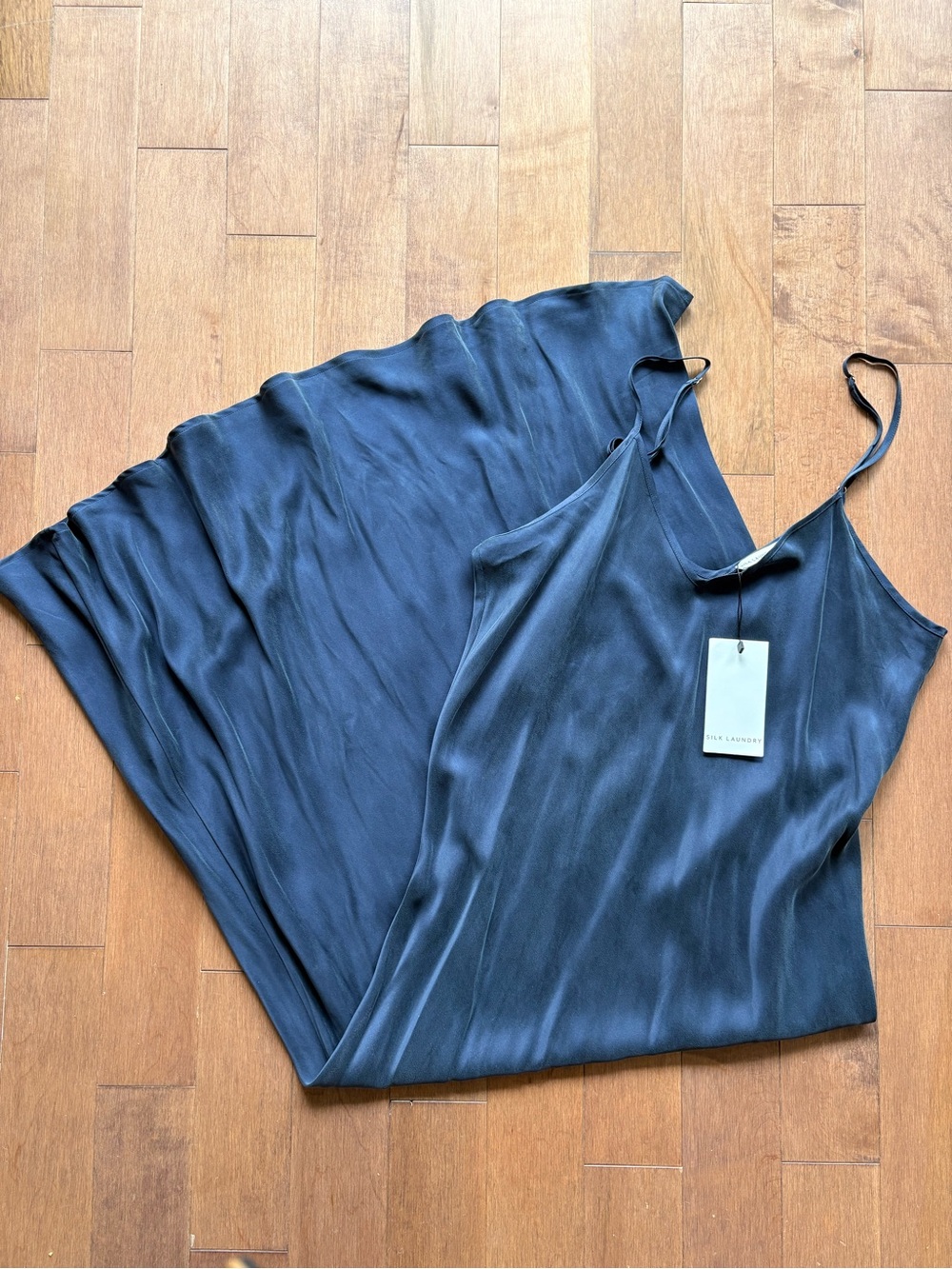 Silk Laundry Blue Slip Dress XL - New with tags